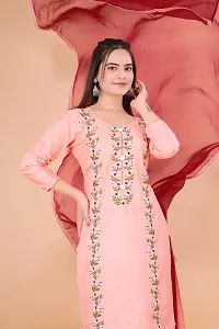 Embroidery kurta palazzo and dupatta-thumb3