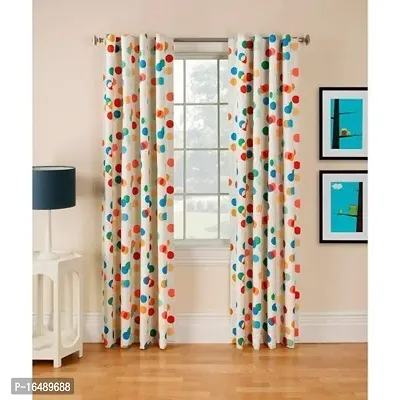 S26 3D Small Balls Digital Printed Polyester Fabric Curtains for Bed Room Kids Room Living Room Color Red Window/Door/Long Door (D.N.224)