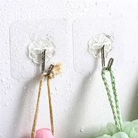 Heavy Duty Self Adhesive Wall Hooks Pack of 10-thumb3