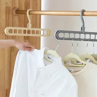 Unicron Multi-Function Storage Rack Magic Rotating Anti-Skid Folding Drying Rack Portable Hanging Household Wet and Dry Clothes Hanger Closet Hook Pack of 2-thumb4