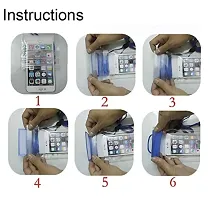Chancy Universal (3 Pack) Sealed Transparent Waterproof,Dust Proof, Touch Sensitive Plastic Pouch Cellphone Case For Large Size Mobile Iphone Xs Max 6 Plus, Samsung S9 S8 Mi Realme Vivo Oppo Onepluse + Otg (3) - Multi-Coloured; Transparent-thumb2