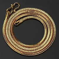 Thick and Heavy 28 Inches 19 Grams Gold Plated LONG Brass Metal Chain-thumb3