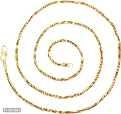 Thick and Heavy 28 Inches 19 Grams Gold Plated LONG Brass Metal Chain-thumb0