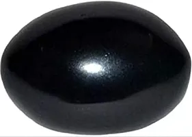 Natural Black Stone Shaligram for Pooja Shaligram Crystal Yantranbsp;nbsp;(Pack of 1)-thumb1