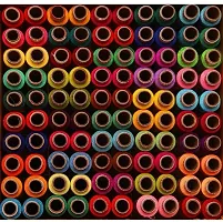 Multicoloured Sewing Thread With 10 Pcs Bobbin-thumb2