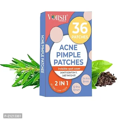 VOIISH Pimple Acne Patch Hydrocolloid Waterproof Patches Invisible Stickers cover(36 )