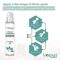 VOIISH Cramp Relief Oil Roll On for Women  Girls 100% Instant Relief from Period Pain Balm  (10 ml)-thumb1