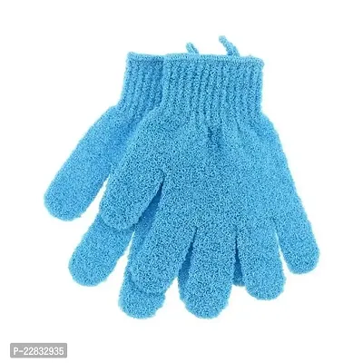 VOIISH 2 Pair Body Gloves Bath Scrub Wash Skin Sponge Towel Dead Skin Brush Scrub