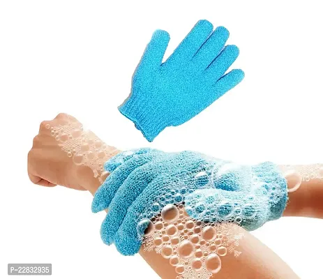 VOIISH 2 Pair Body Gloves Bath Scrub Wash Skin Sponge Towel Dead Skin Brush Scrub-thumb4