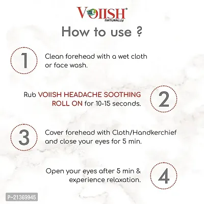 VOIISH Migraine Go Roll On For Relief From General Head Aches Balm  (10 ml)-thumb2