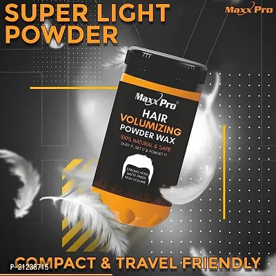 MaxxPro Natural  Safe Powder Wax, 20g Strong Hold 24 Hours Strong Hair Powder For Men-thumb3