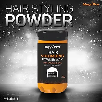 MaxxPro Natural  Safe Powder Wax, 20g Strong Hold 24 Hours Strong Hair Powder For Men-thumb5