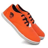 KANEGGYE 658 Orange Casuals Shoes for Men 6uk-thumb4