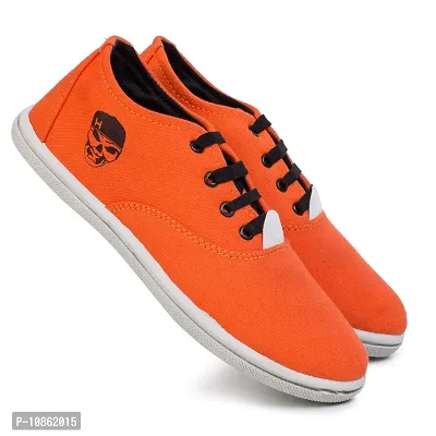 KANEGGYE 658 Orange Casuals Shoes for Men 6uk-thumb5