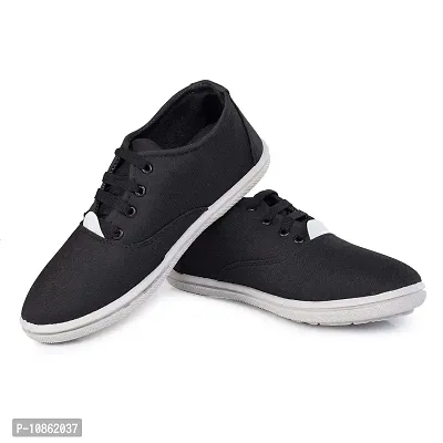 KANEGGYE Black Casual Shoes for Men 6uk-thumb3
