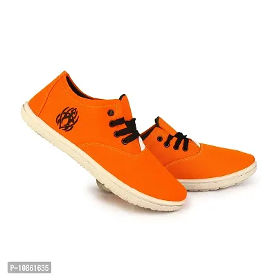 KANEGGYE 657 Orange Sneakers for Men 10uk-thumb4