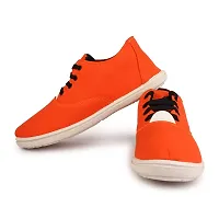 KANEGGYE Casual Shoes for Men Orange 6uk-thumb2