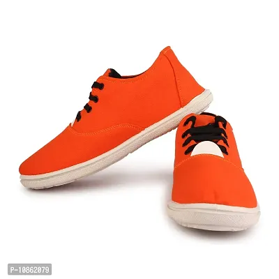 KANEGGYE Casual Shoes for Men Orange 6uk-thumb3