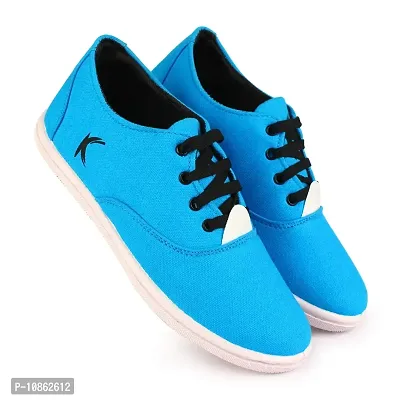 KANEGGYE Casual Men's Sky Blue Shoes 6uk