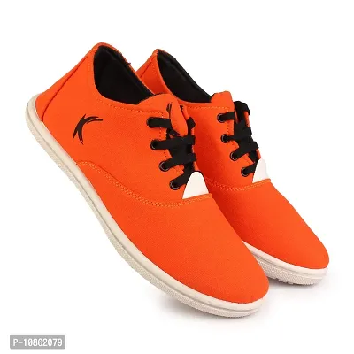 KANEGGYE Casual Shoes for Men Orange 6uk-thumb4
