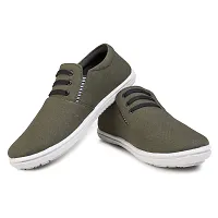 KANEGGYE Sneakers Shoes for Men Mehandi 9uk-thumb1