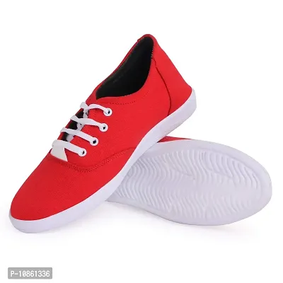 KANEGGYE Men's Red Sneakers - 6 UK-thumb3