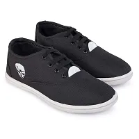KANEGGYE Black Casual Shoes for Men 6uk-thumb1