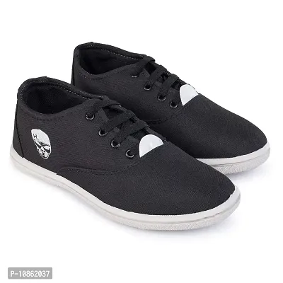 KANEGGYE Black Casual Shoes for Men 6uk-thumb2