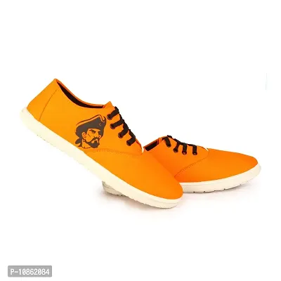 KANEGGYE Casuals Shoes for Men Orange-thumb3
