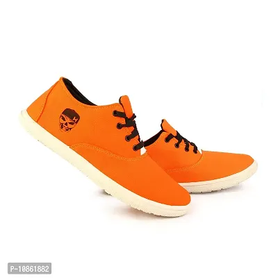 KANEGGYE Casuals Shoes for Men Orange 9uk