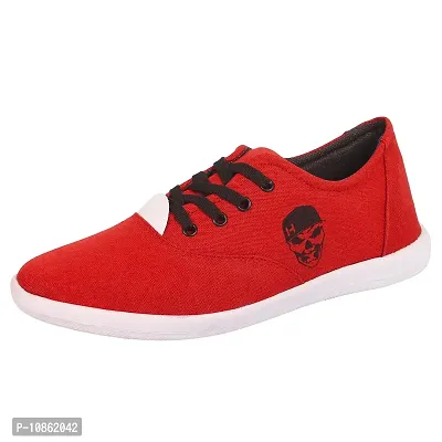 KANEGGYE 658 Red Casuals Shoes for Men 7uk-thumb3