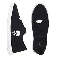 KANEGGYE Black Sneakers for Men's-7UK-thumb1