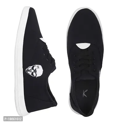 KANEGGYE Black Sneakers for Men's-7UK-thumb2