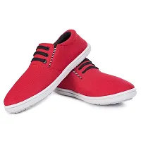 KANEGGYE Sneakers Shoes for Men Red-thumb1