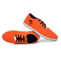 KANEGGYE 658 Orange Casuals Shoes for Men 6uk-thumb3