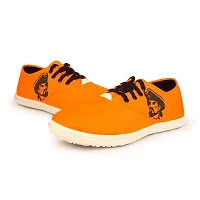 KANEGGYE Casuals Shoes for Men Orange-thumb1