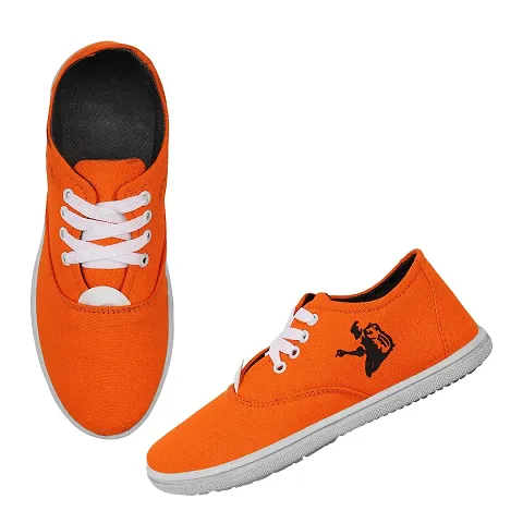 KANEGGYE 786 Orange Casual Shoes for Men 9Uk