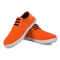 KANEGGYE Sneakers Shoes for Men Orange-thumb1
