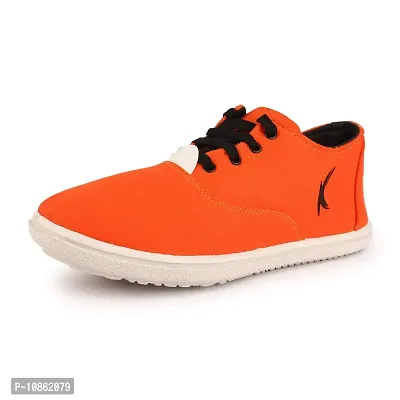 KANEGGYE Casual Shoes for Men Orange 6uk-thumb2