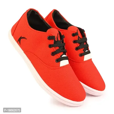 KANEGGYE Casual Men's Red Shoes 8uk