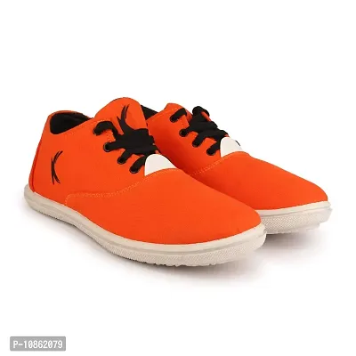 KANEGGYE Casual Shoes for Men Orange 6uk-thumb0