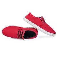 KANEGGYE Sneakers Shoes for Men Red-thumb2