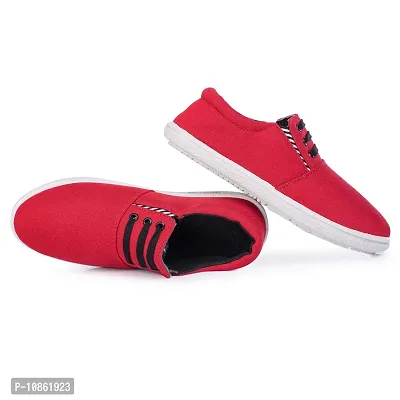 KANEGGYE Sneakers Shoes for Men Red-thumb3