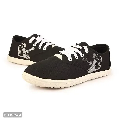 KANEGGYE 786-Canvas Shoes-Black-6UK