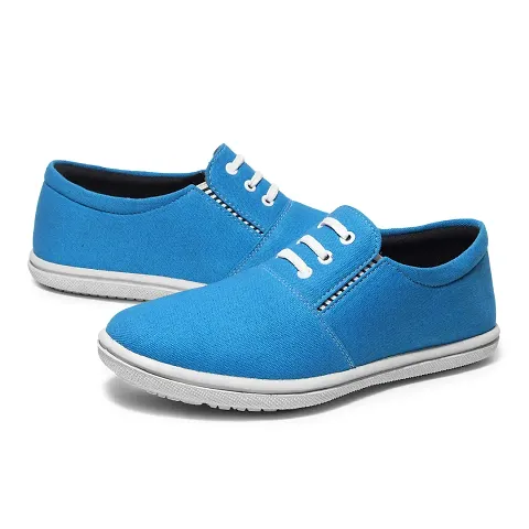 KANEGGYE Sneakers Shoes for Men Sky Blue 10uk