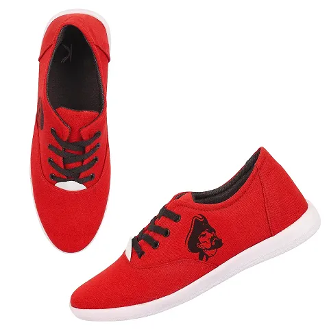 KANEGGYE Casuals Shoes for Men Red