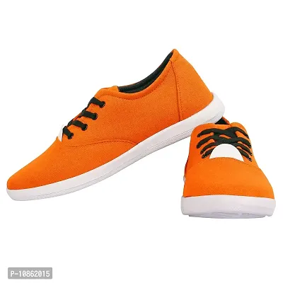 KANEGGYE 658 Orange Casuals Shoes for Men 6uk-thumb2