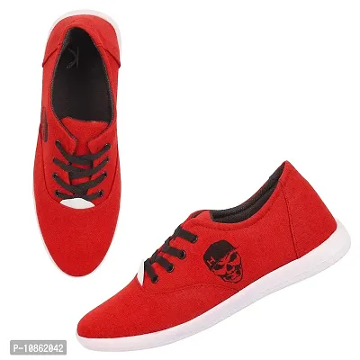 KANEGGYE 658 Red Casuals Shoes for Men 7uk-thumb0
