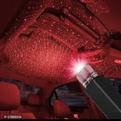 USB Car Led Room Light Atmospheres Lamp Interior Ambient Star Light Portable USB Night Decoration Computer Television Usb Port Lighting Romantic Led Star Lighting Car Fancy Lights (Black)-thumb0