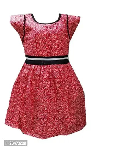 Stylish Pink Crepe Frocks For Women-thumb0